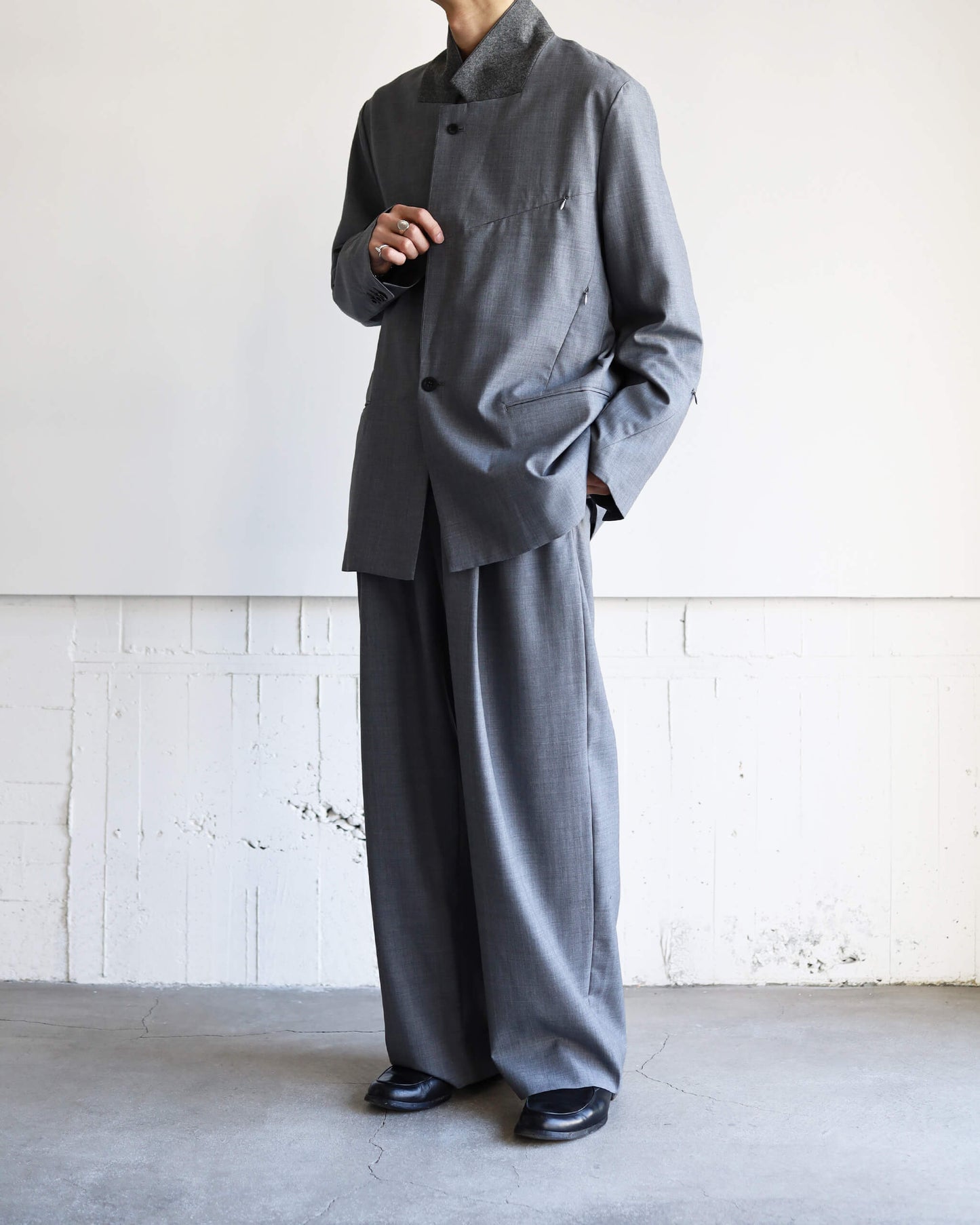 TAILORED JACKET "GRAY"