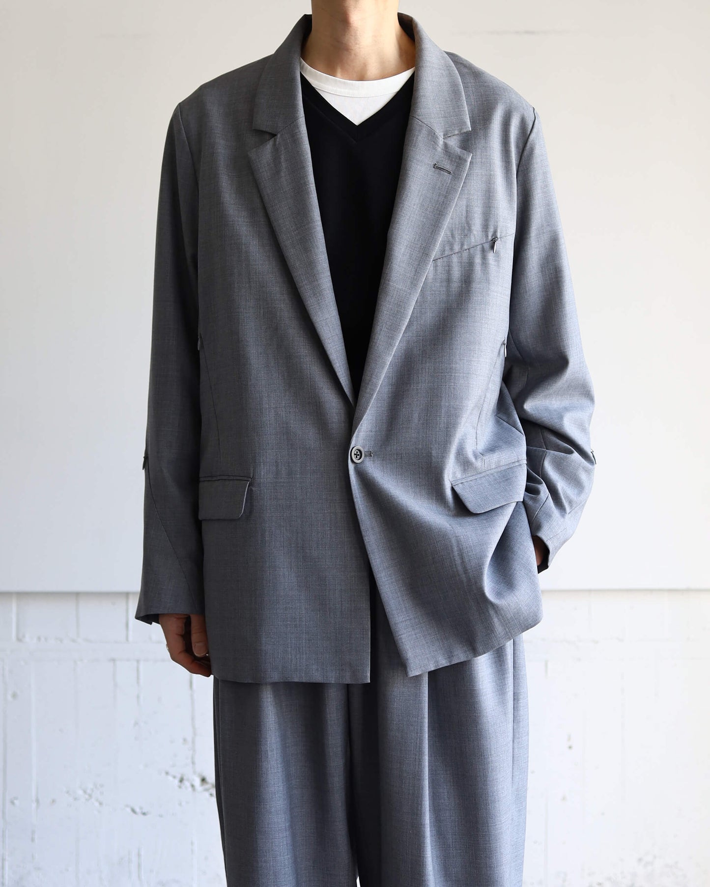 TAILORED JACKET "GRAY"