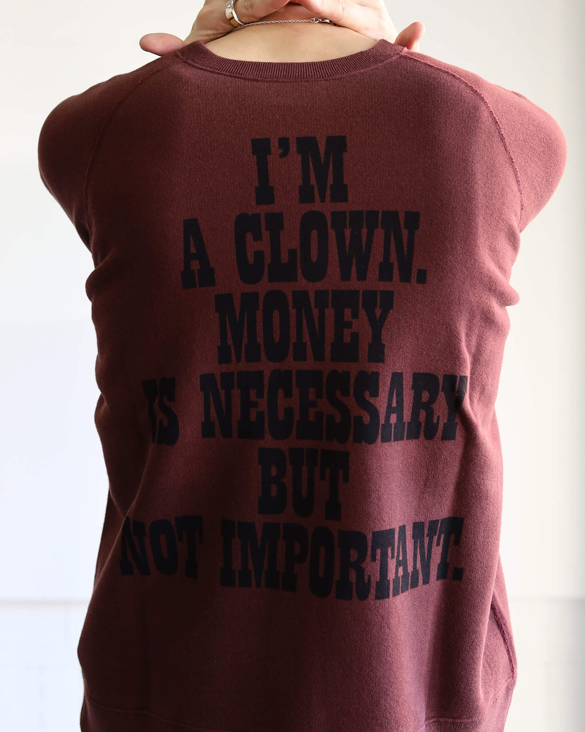 FILM MAKER PRINT SWEATSHIRT "BORDEAUX"