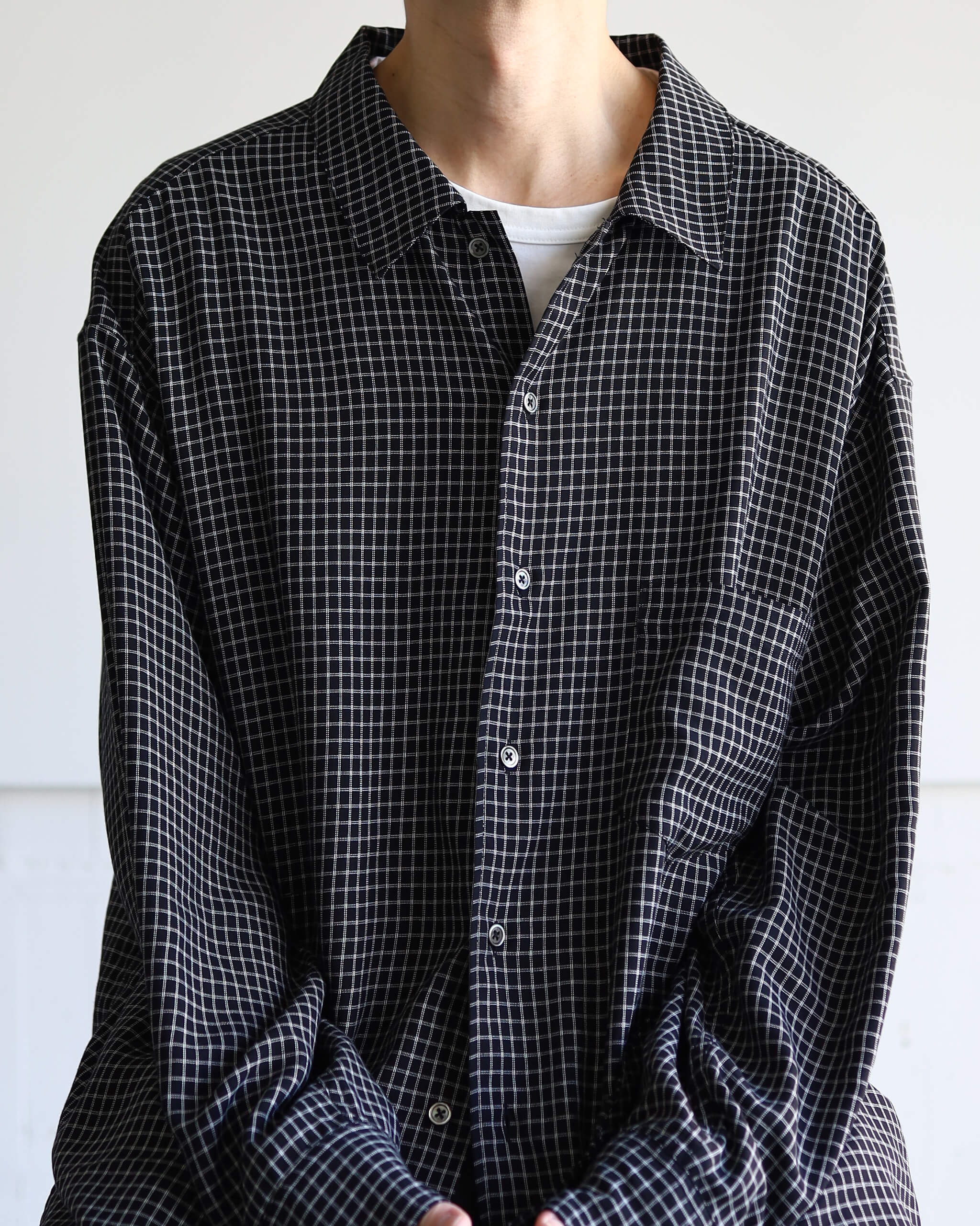 Afiit RAYON CHECK SHIRT 