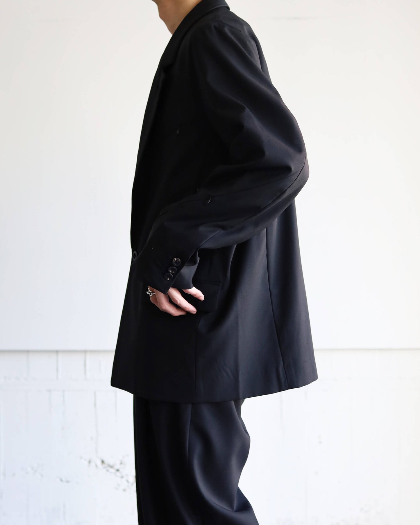 TAILORED JACKET "BLACK"