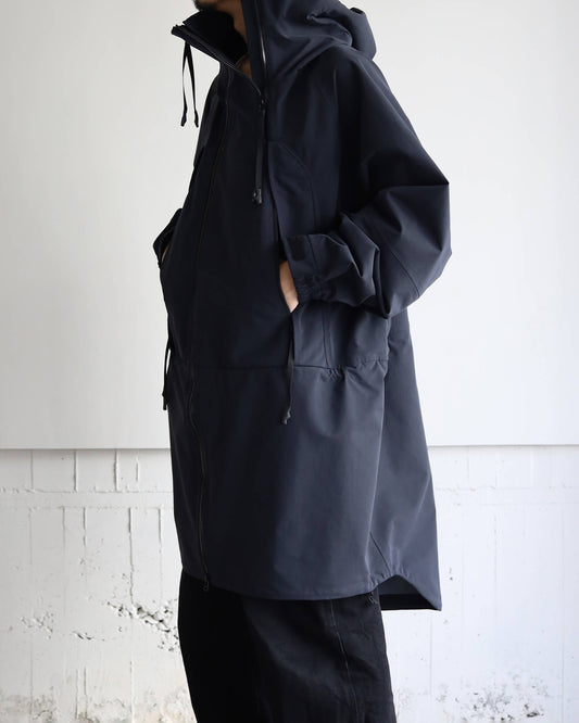 BREATHABLE WATERPROOF MONSTER PARKA "BLACK"