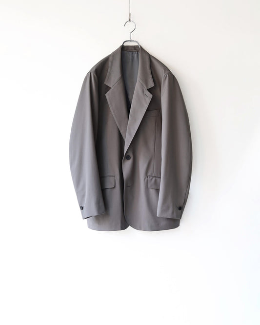Ganshin wool gabardine - Dawson "Gray khaki"