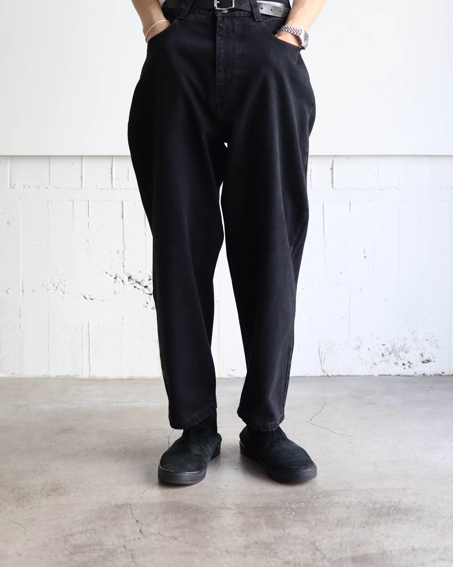 6 POCKET JEANS "BLACK"