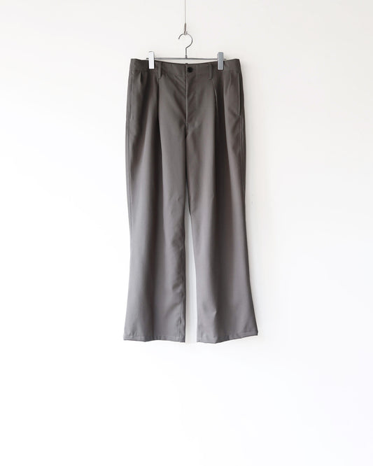 Ganshin wool gabardine - Bryan "Gray khaki"