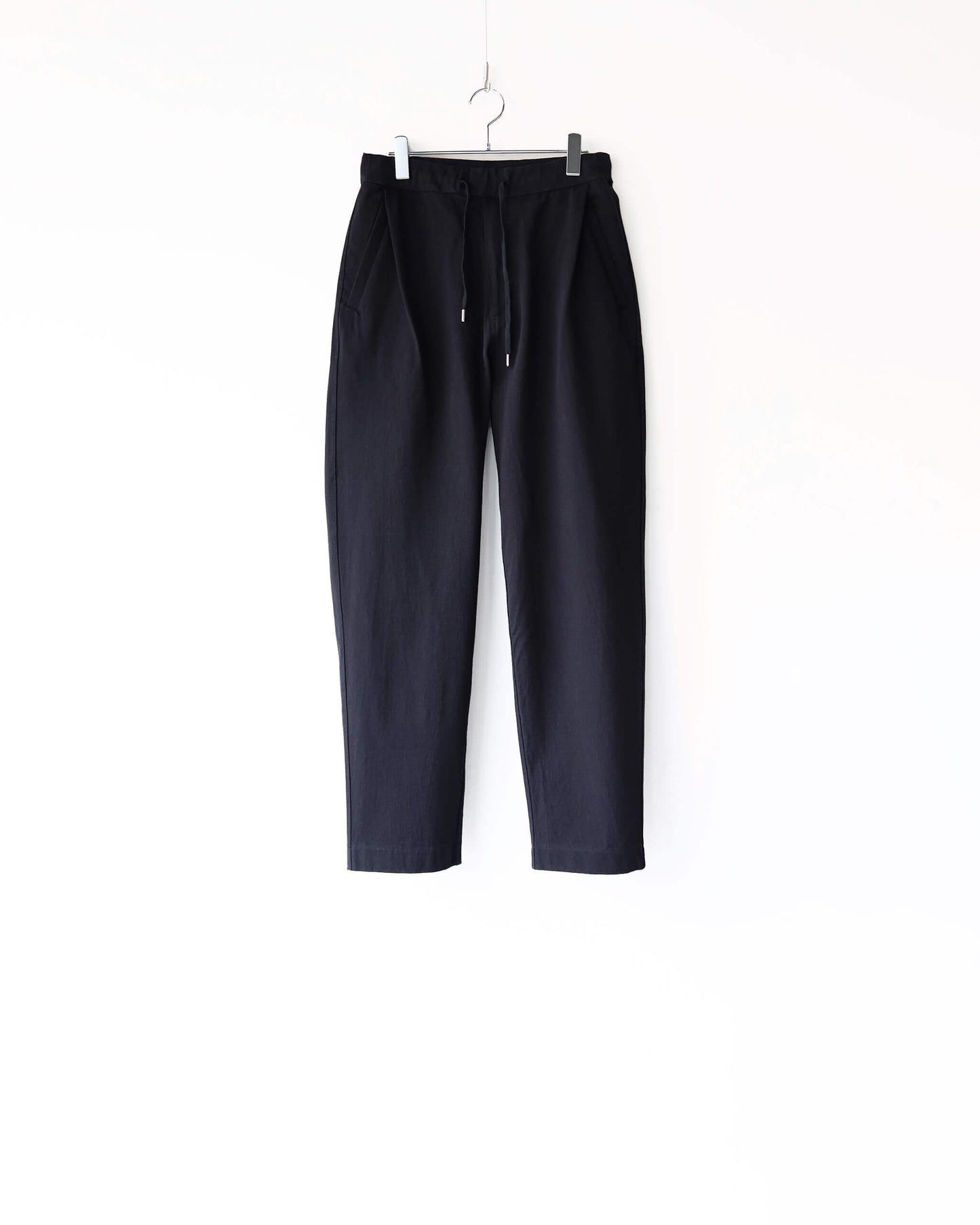 COTTON DENSE JERSEY / TRACK TROUSER "BLACK"