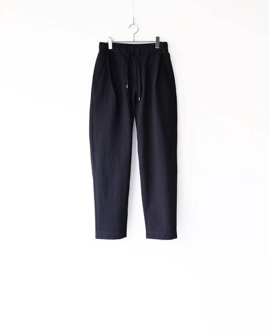 COTTON DENSE JERSEY / TRACK TROUSER "BLACK"