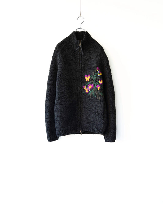 DRIVERS CARDIGAN "BLACK"