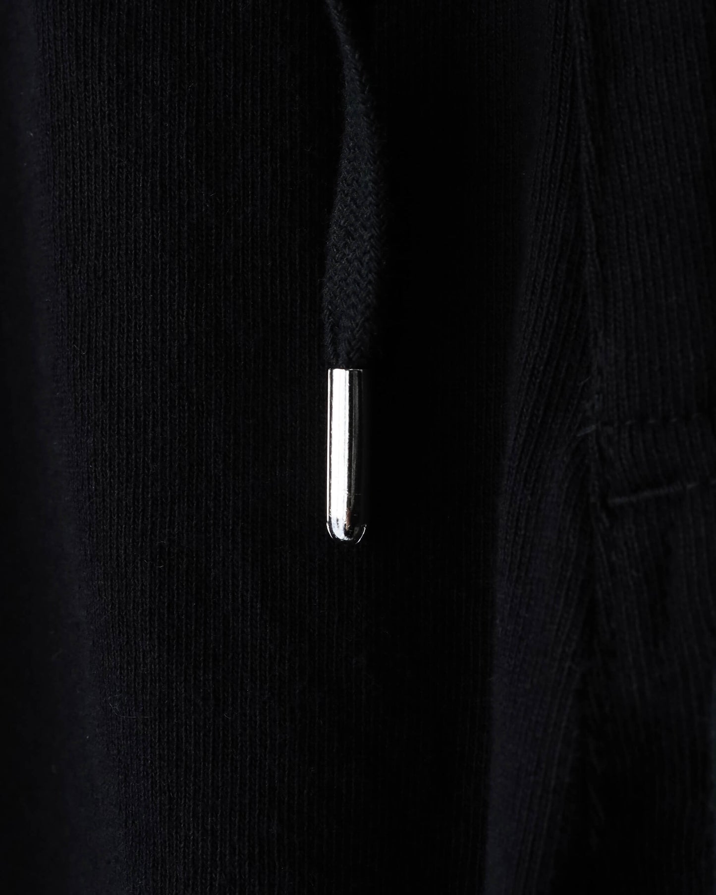 COTTON DENSE JERSEY / TRACK TROUSER "BLACK"