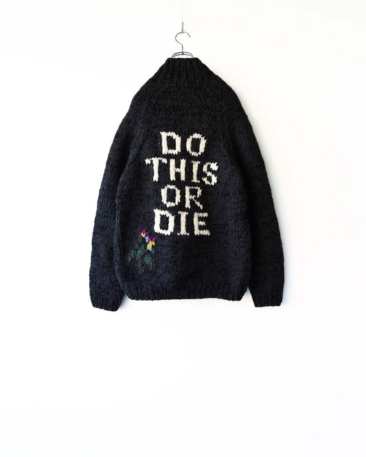 DRIVERS CARDIGAN "BLACK"