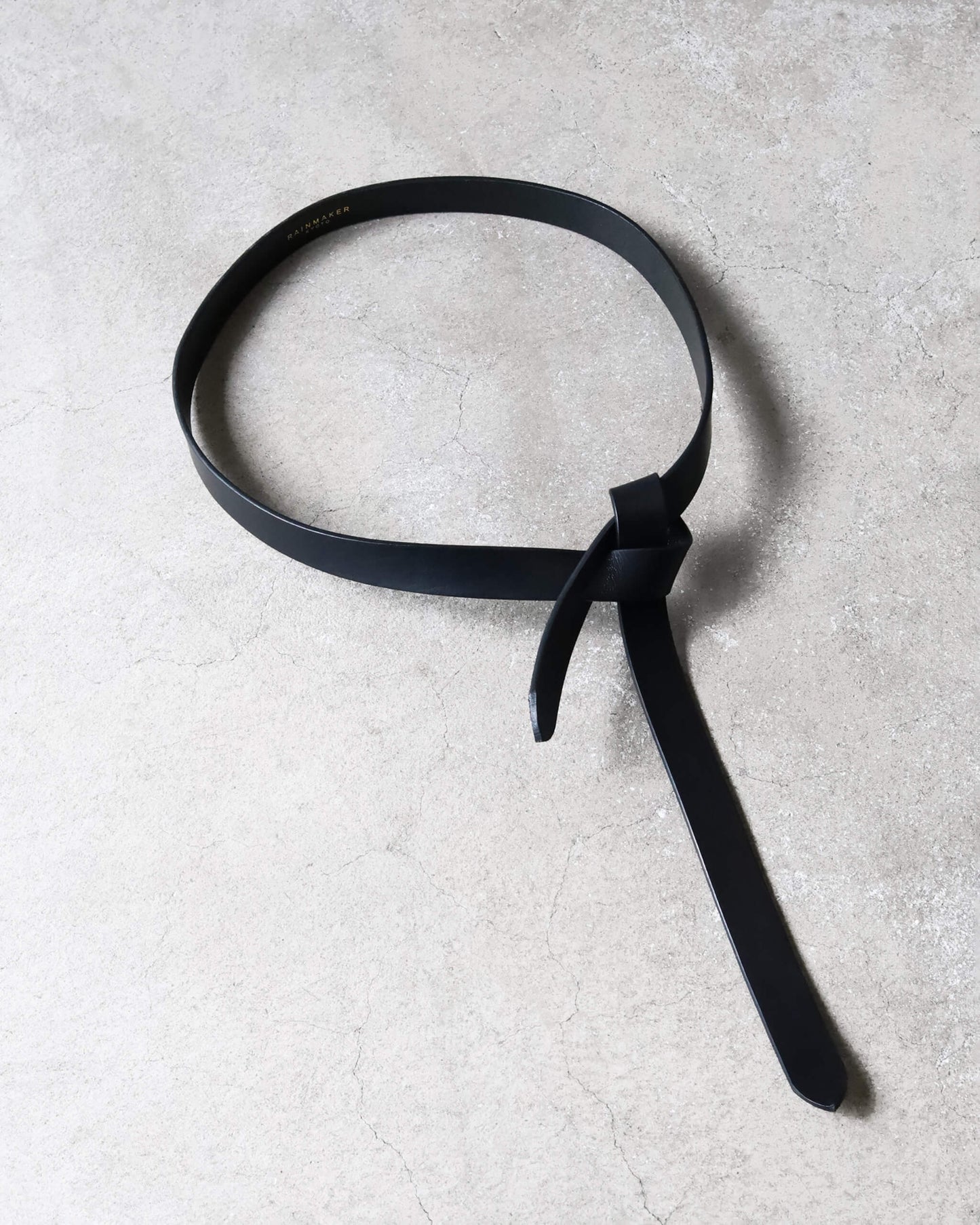 KNOTTED BELT "BLACK"