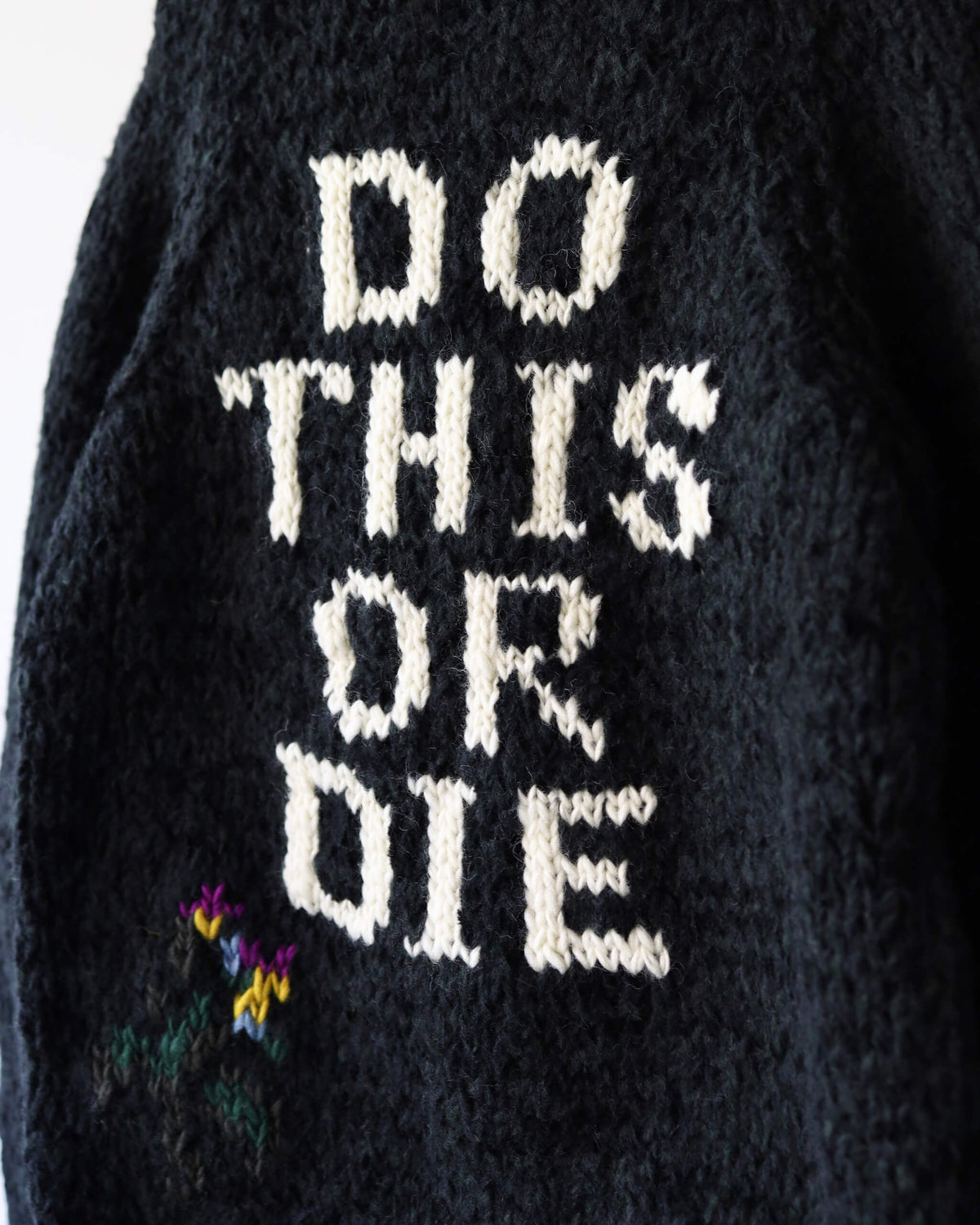 DRIVERS CARDIGAN "BLACK"