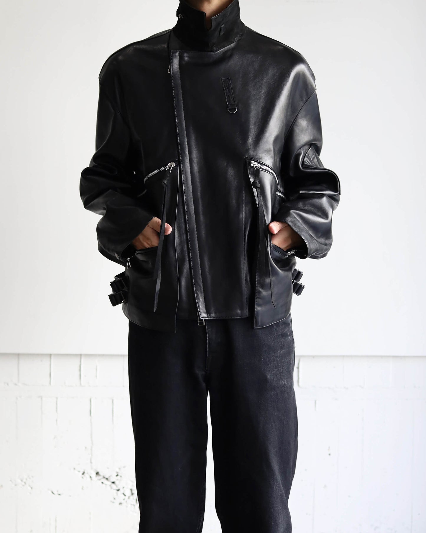 LEATHER MK3 JACKET "Bk"