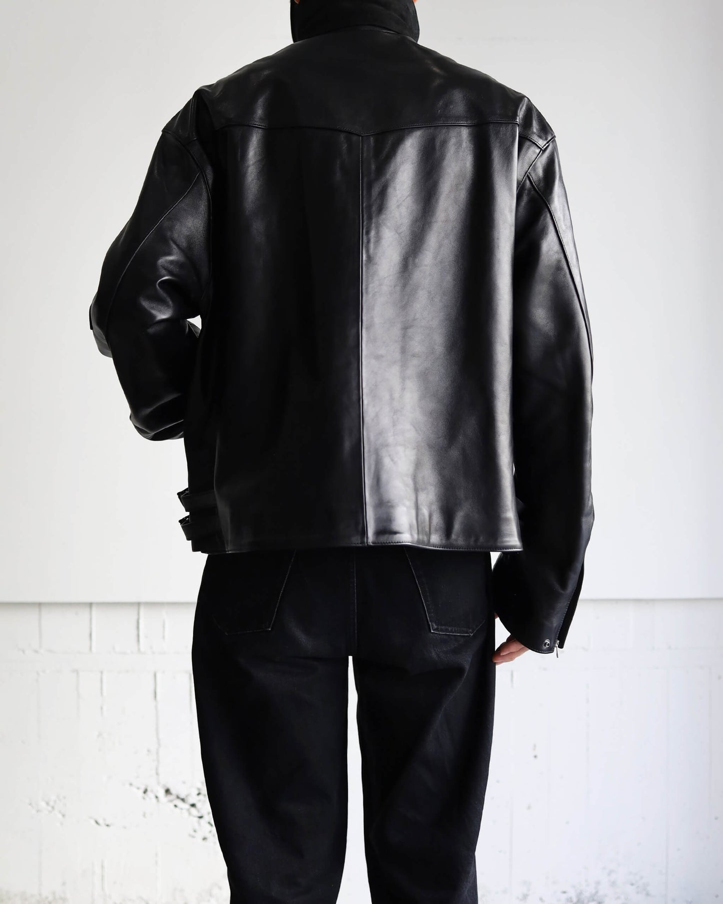 LEATHER MK3 JACKET "Bk"