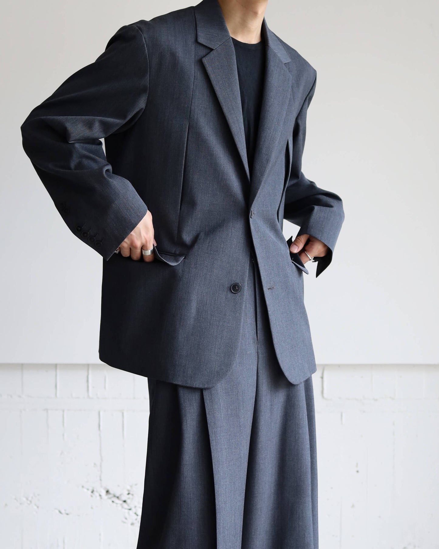MAKOTO JACKET "CHARCOAL"