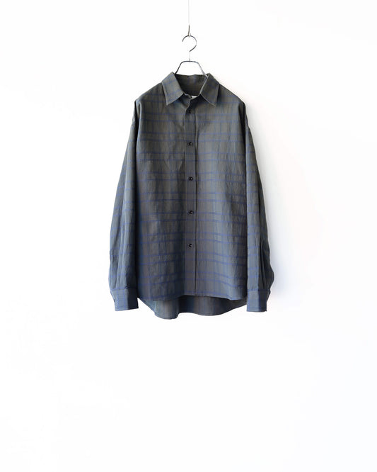 CHISHOLM SHIRT COTTON LINEN "CHECK"