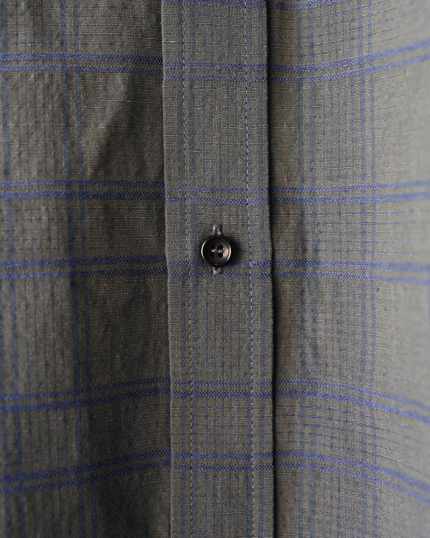 CHISHOLM SHIRT COTTON LINEN "CHECK"