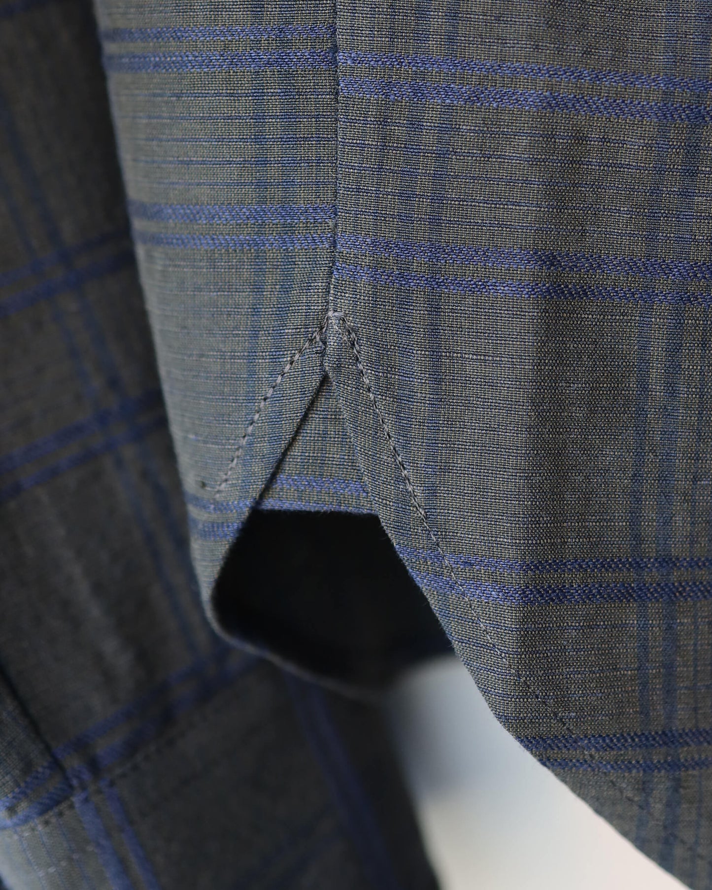 CHISHOLM SHIRT COTTON LINEN "CHECK"