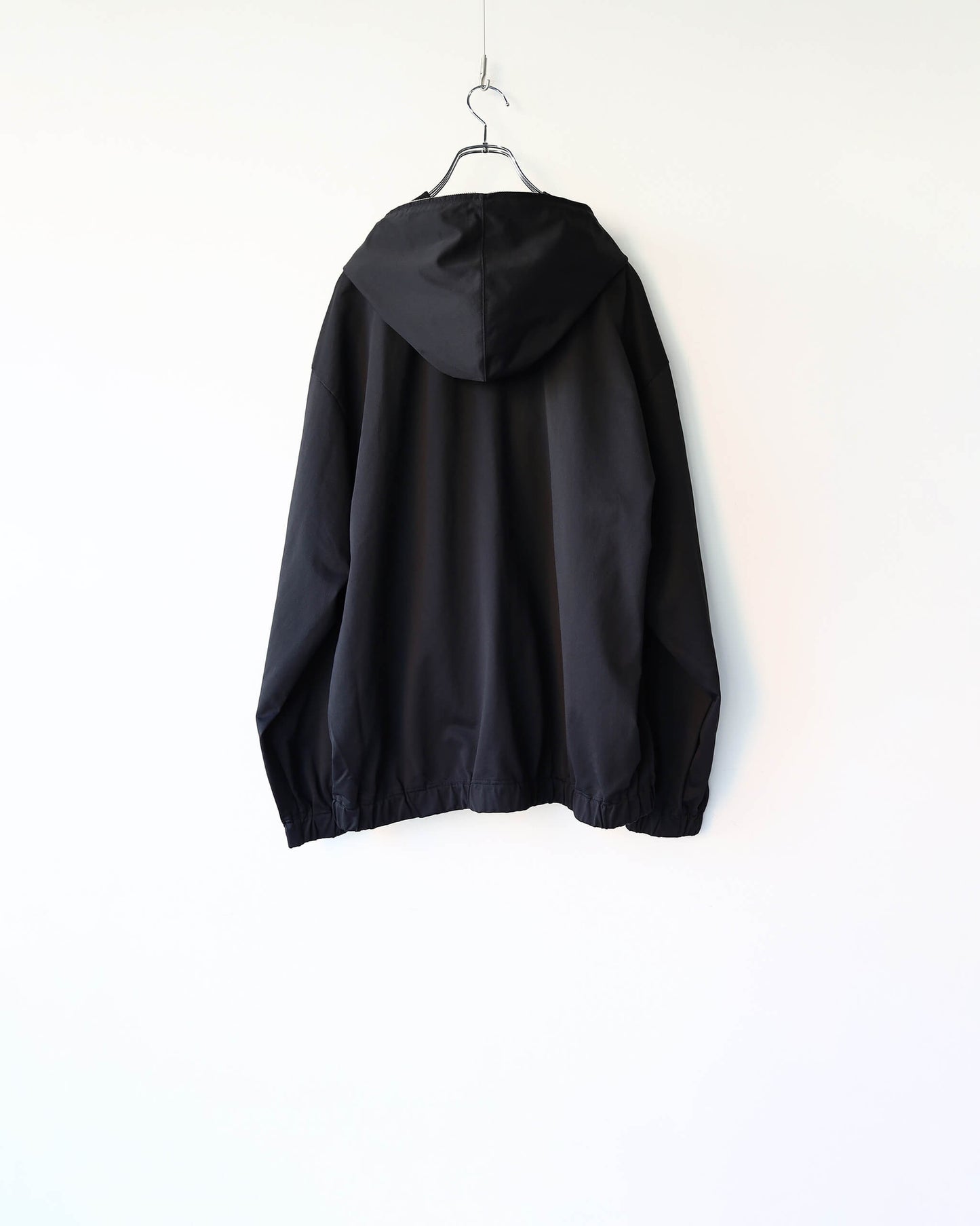 36G Nylon Hoodie "BLACK DYE"