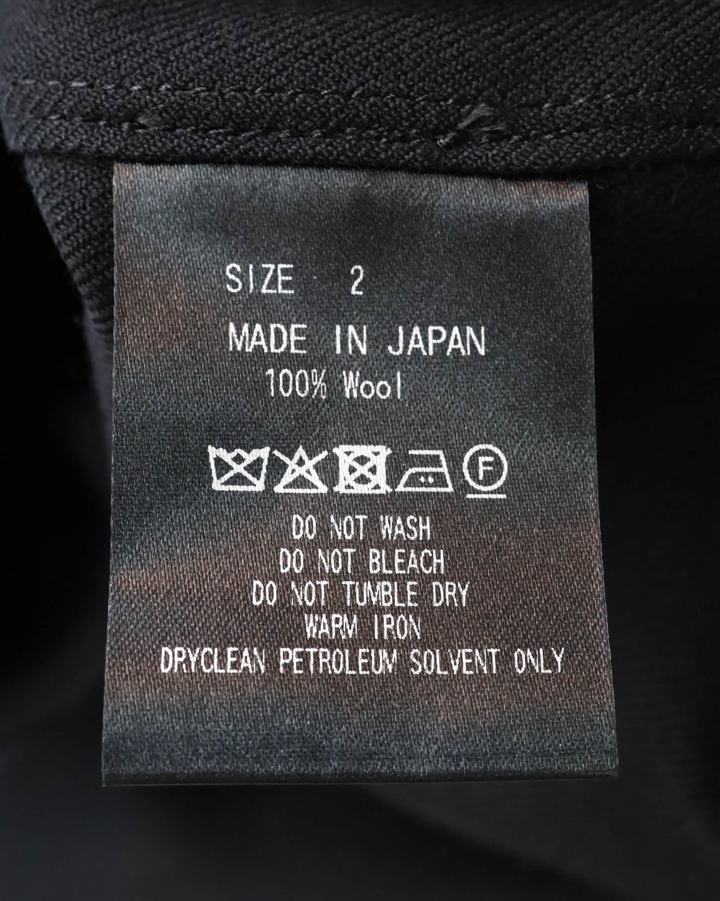 HALF ZIP SURVICE JACKET 2/80 ORGANIC WOOL VIYELLA "BLACK"