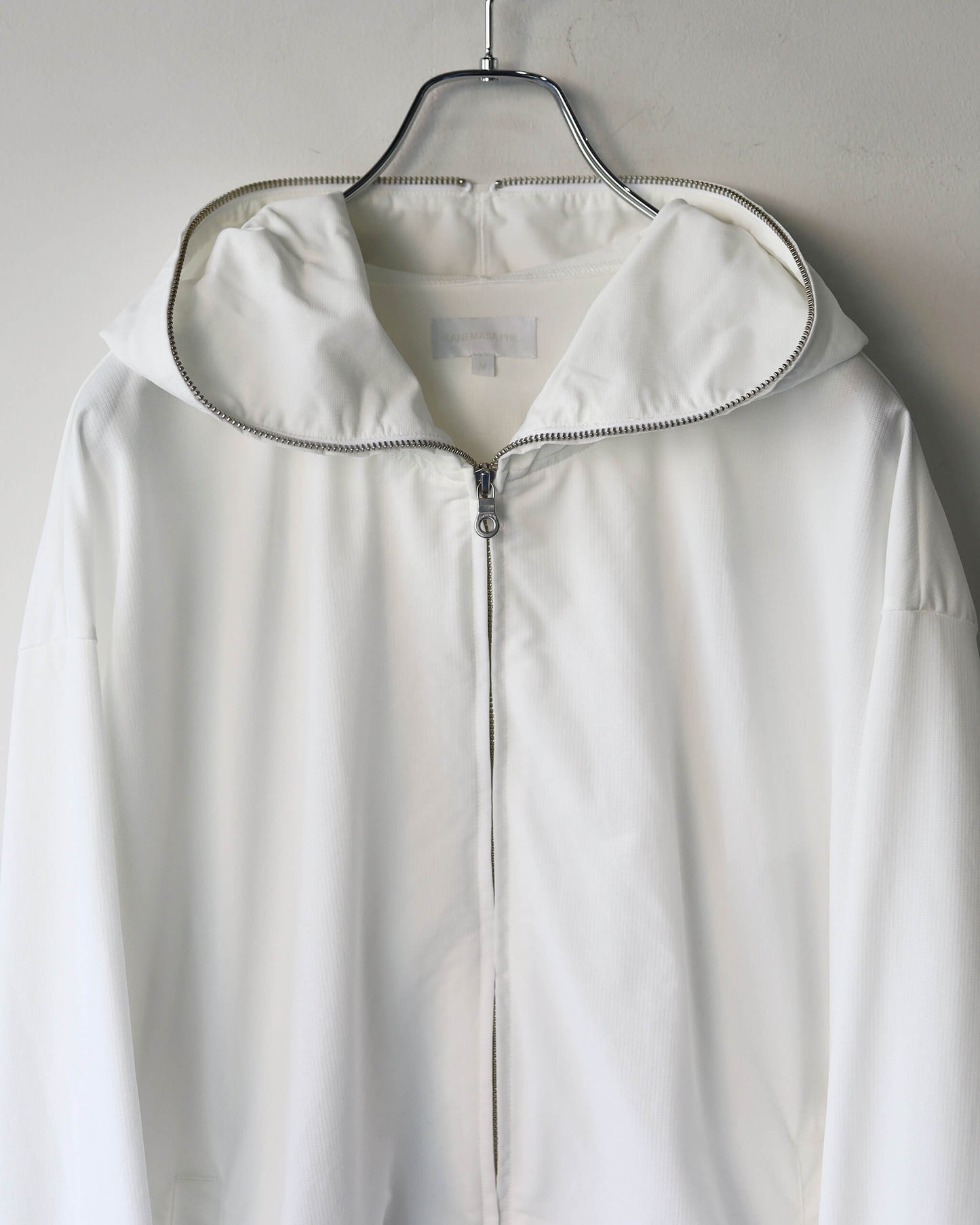 36G Nylon Hoodie "WHITE DYE"