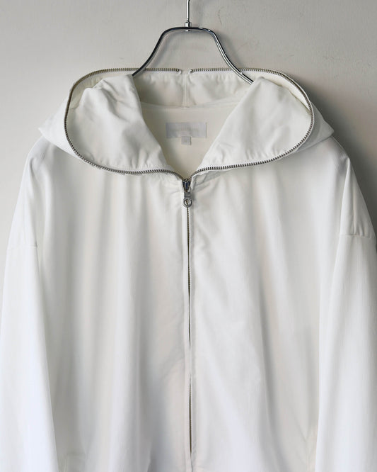 36G Nylon Hoodie "WHITE DYE"
