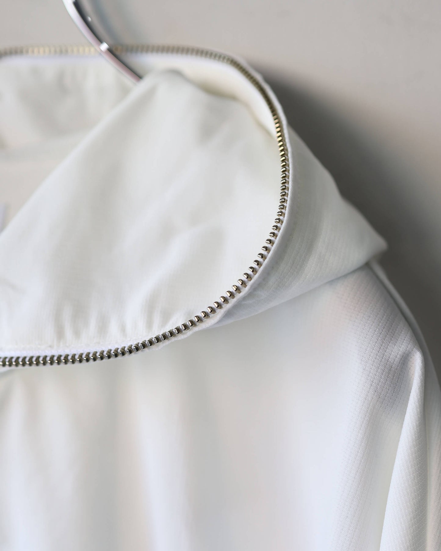 36G Nylon Hoodie "WHITE DYE"