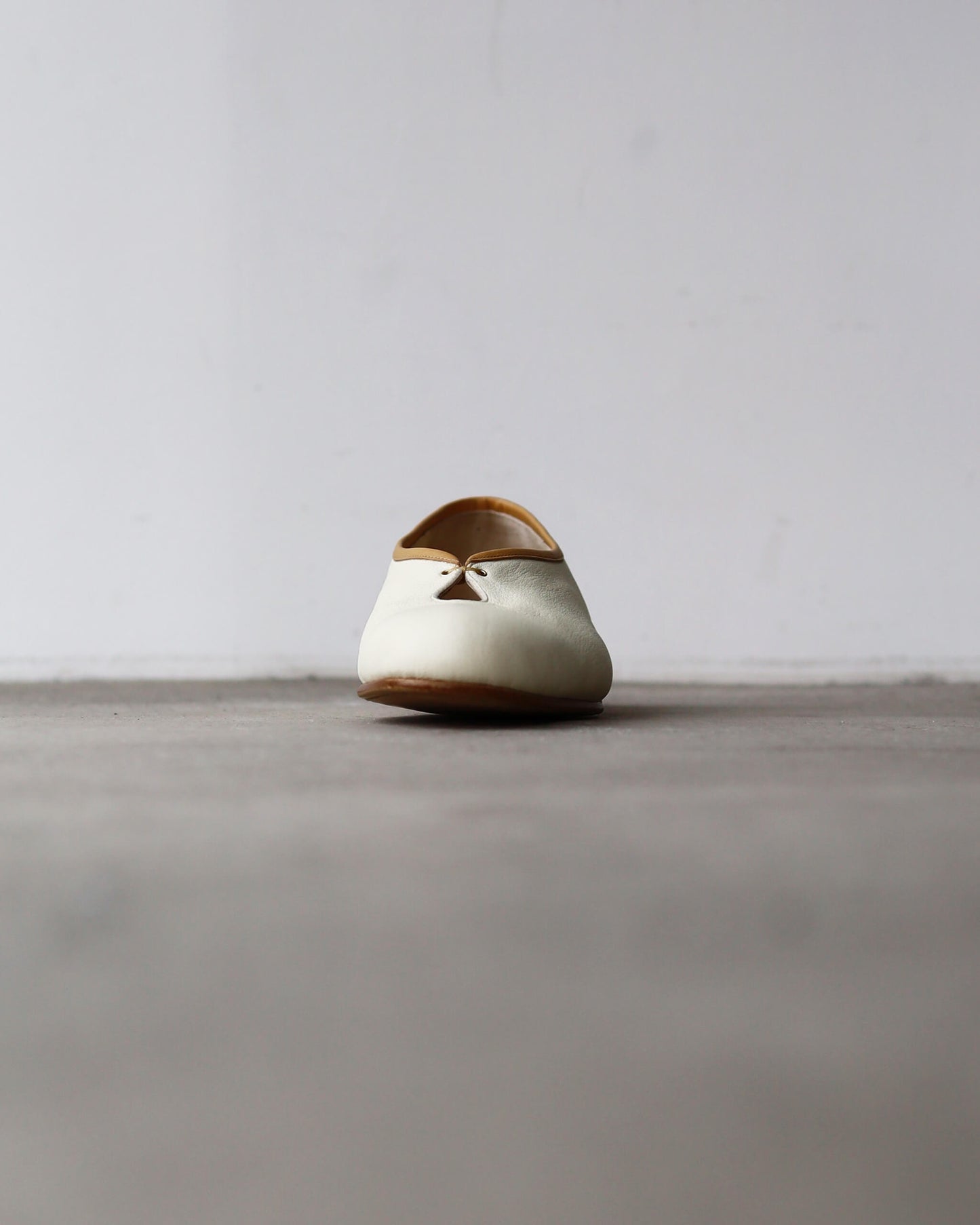 Tear Pumps - White Tanned Goat "White"