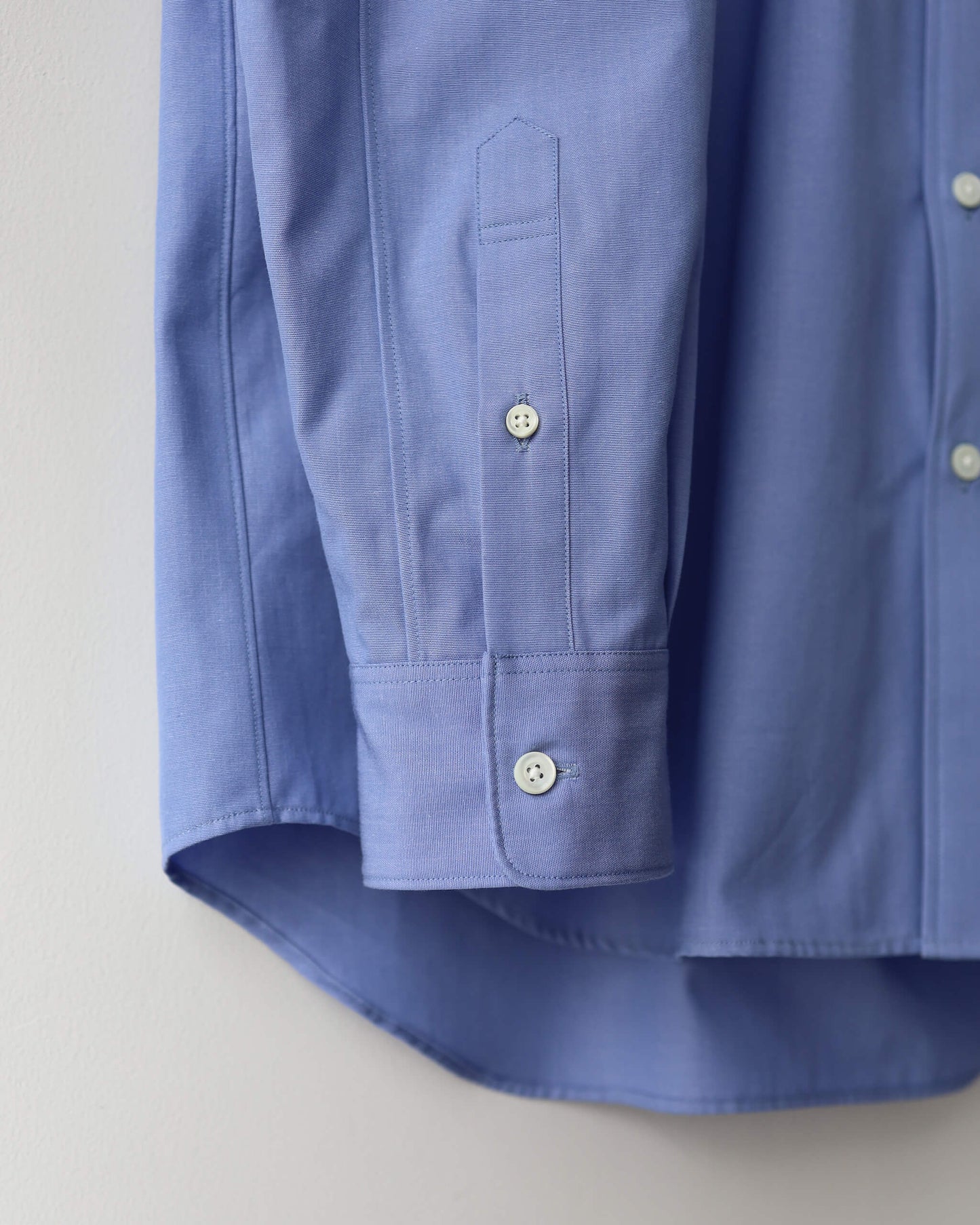 Simpson's poplin - R shirt "Wedgewood Blue"