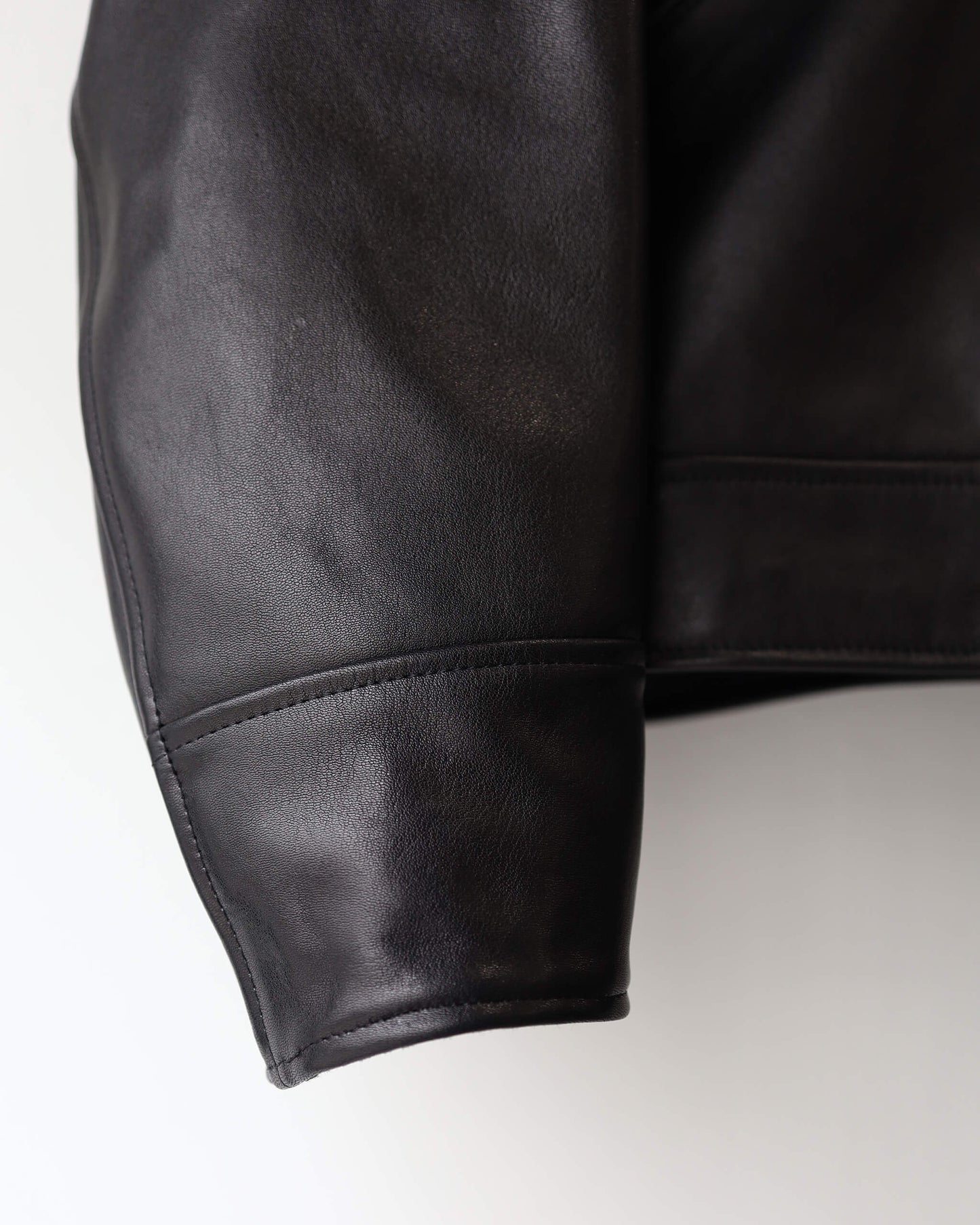 RIDERS JACKET LAMB LEATHER "BLACK"