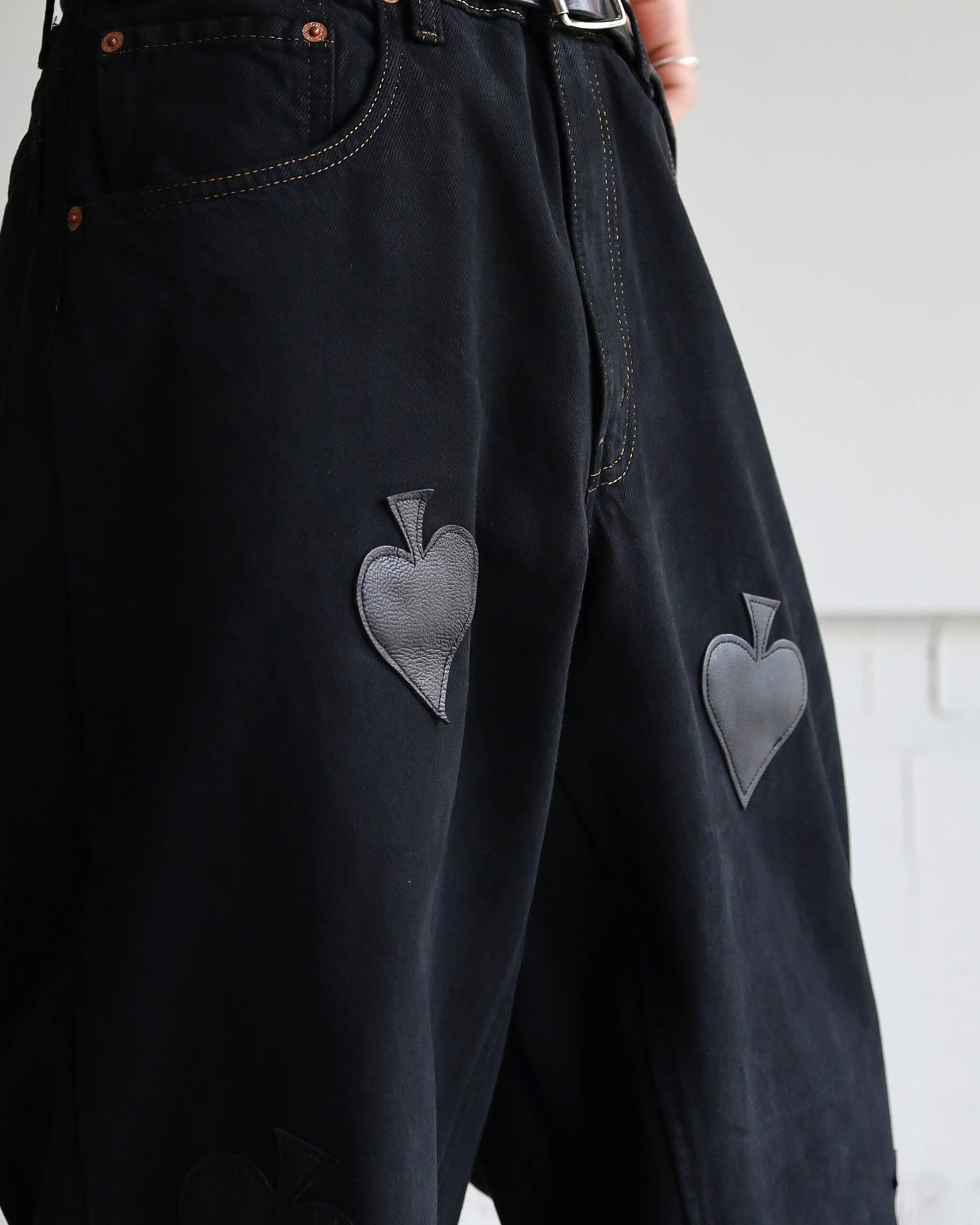 SPADE PATCH BUGGY REMAKE DENIM "BLACK"