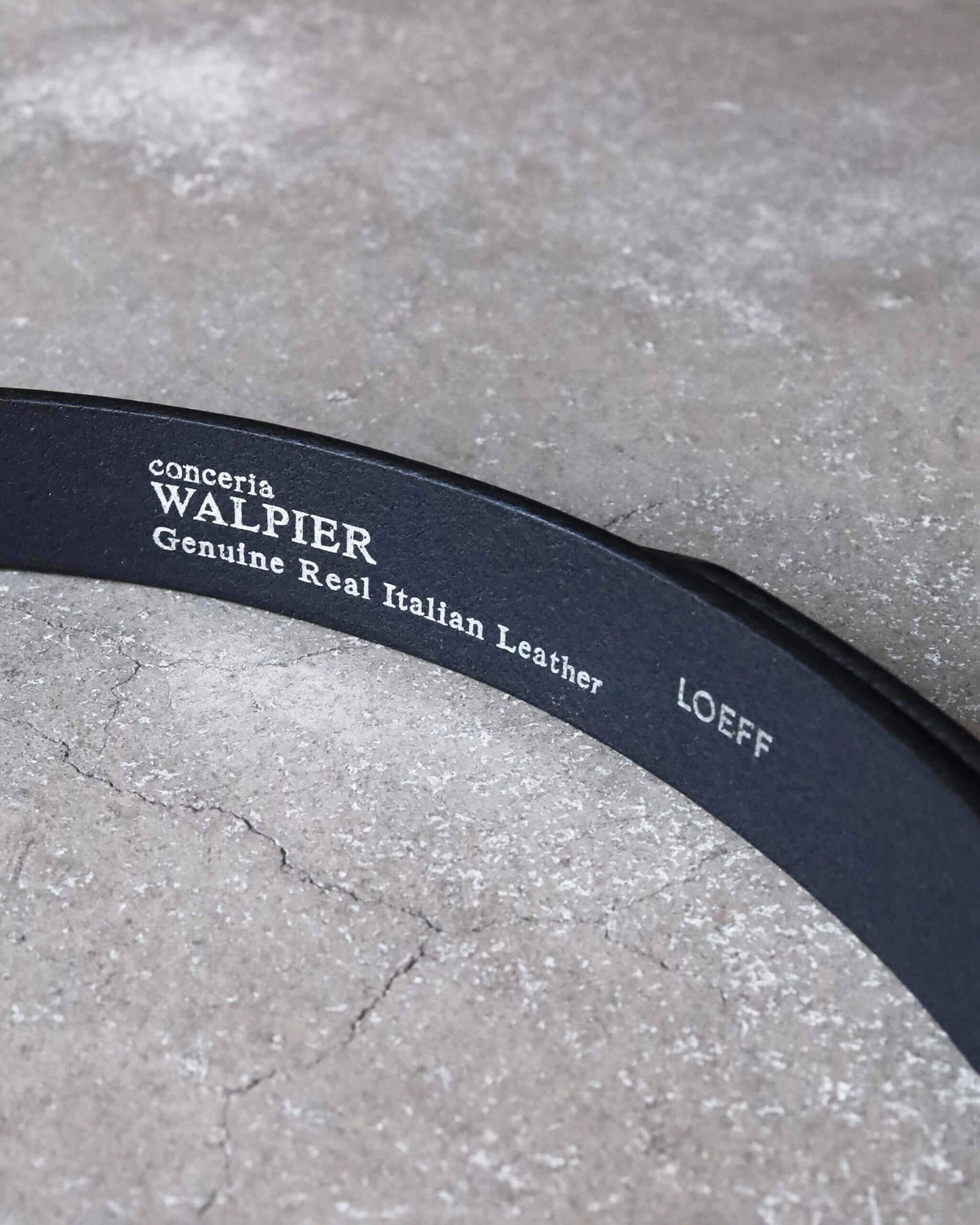 LFM SQ/BKL LTR BELT "BLACK"