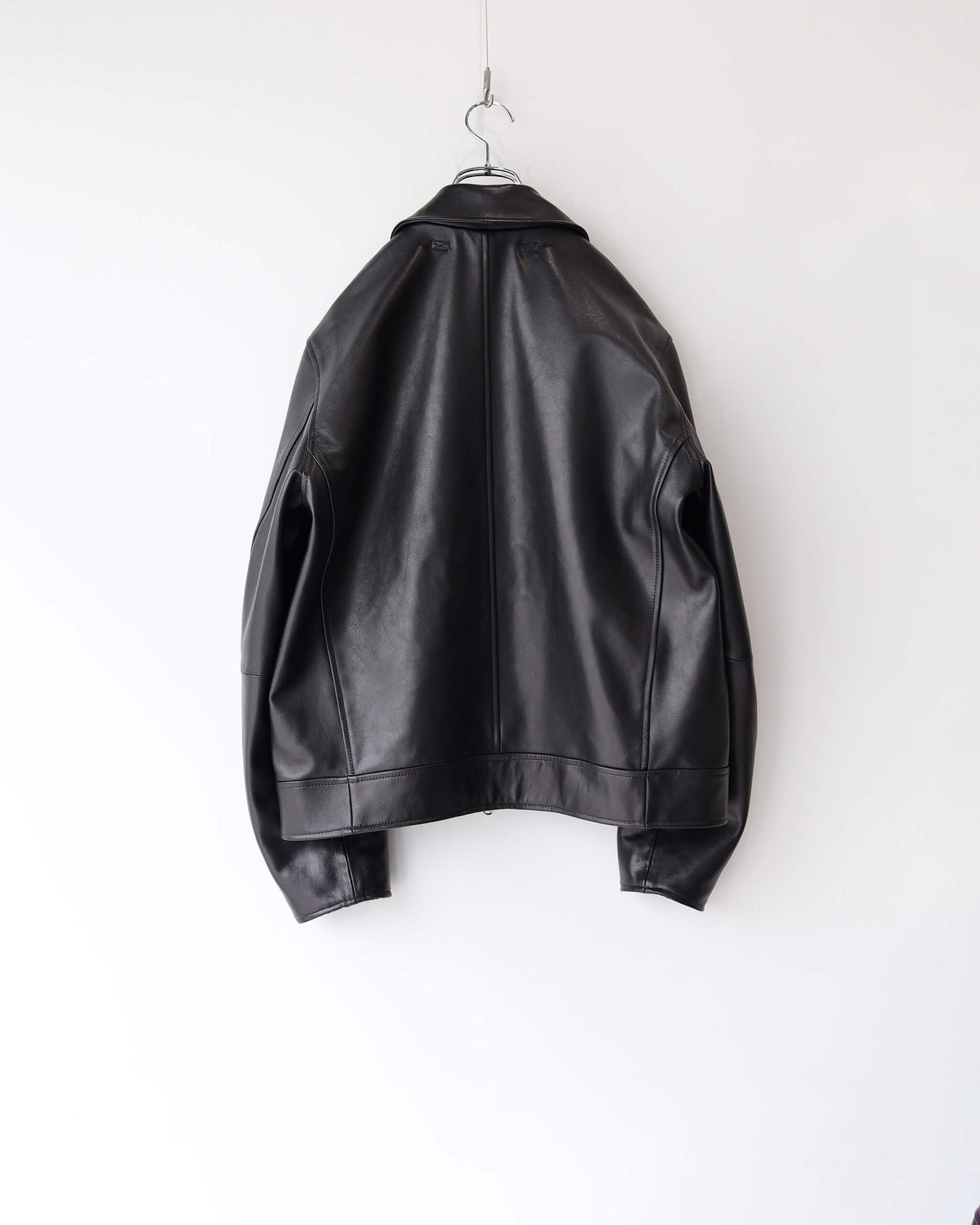 RIDERS JACKET LAMB LEATHER "BLACK"