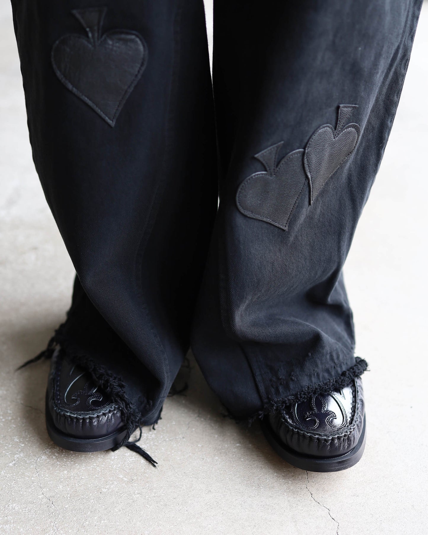 SPADE PATCH BUGGY REMAKE DENIM "BLACK"