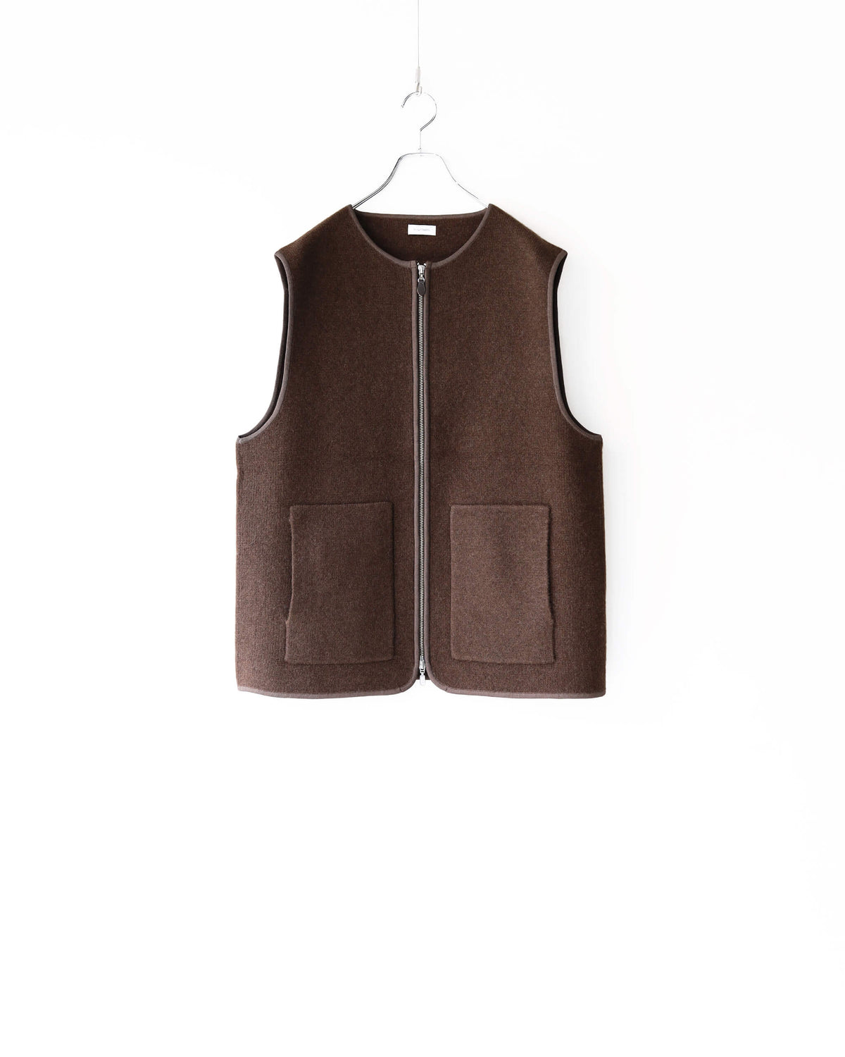 Innocent YAK Zip-up vest "Brown"
