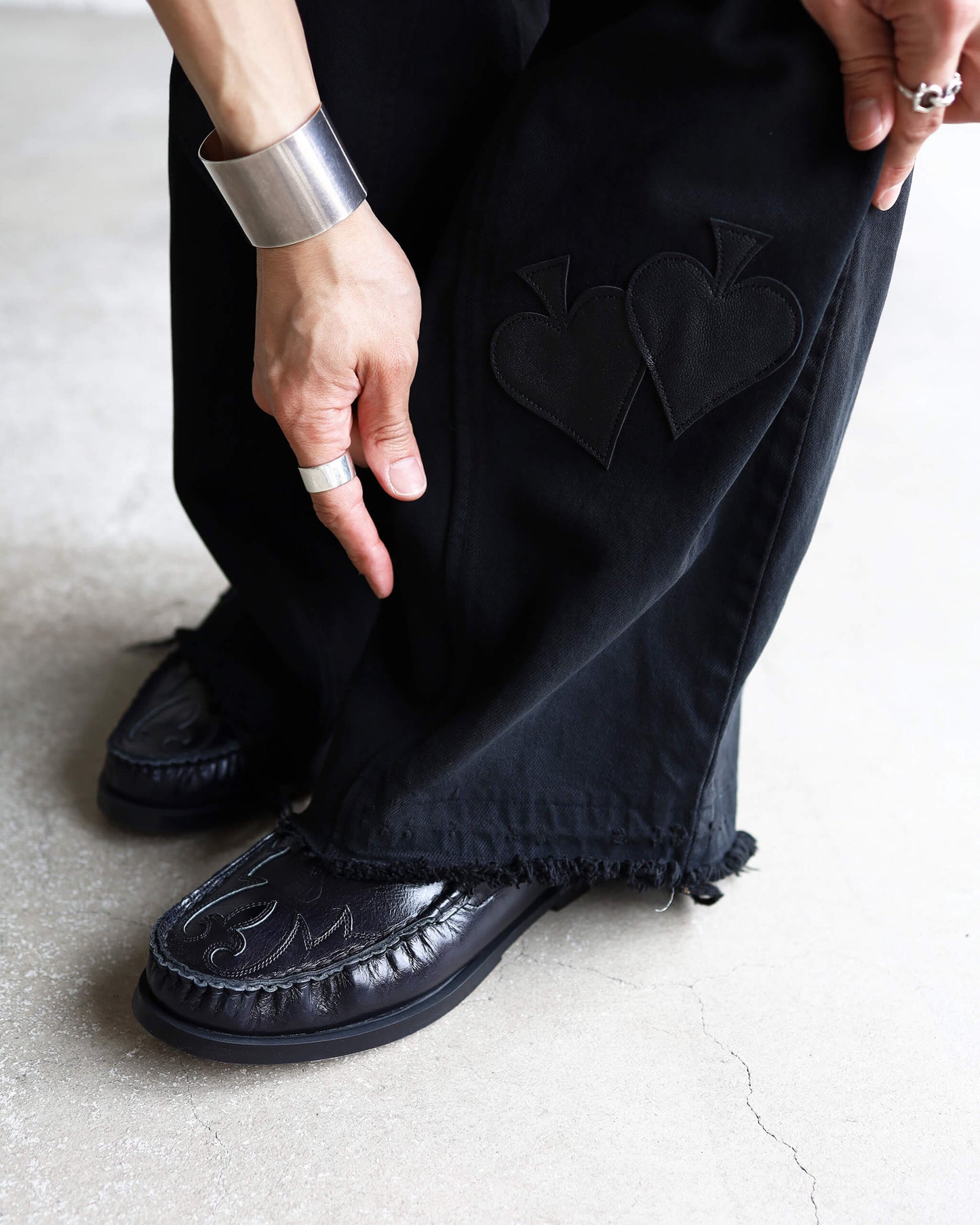 WESTERN LOAFERS "BLACK"