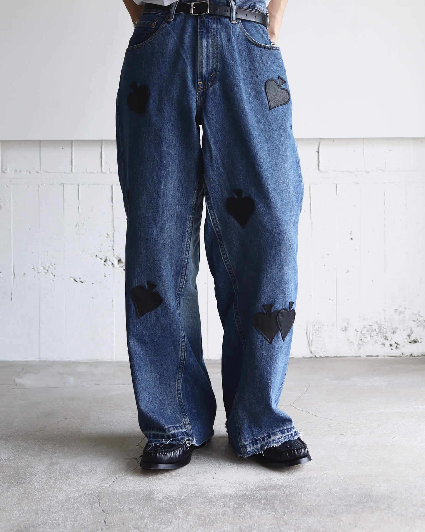 SPADE PATCH BUGGY REMAKE DENIM "BLUE"