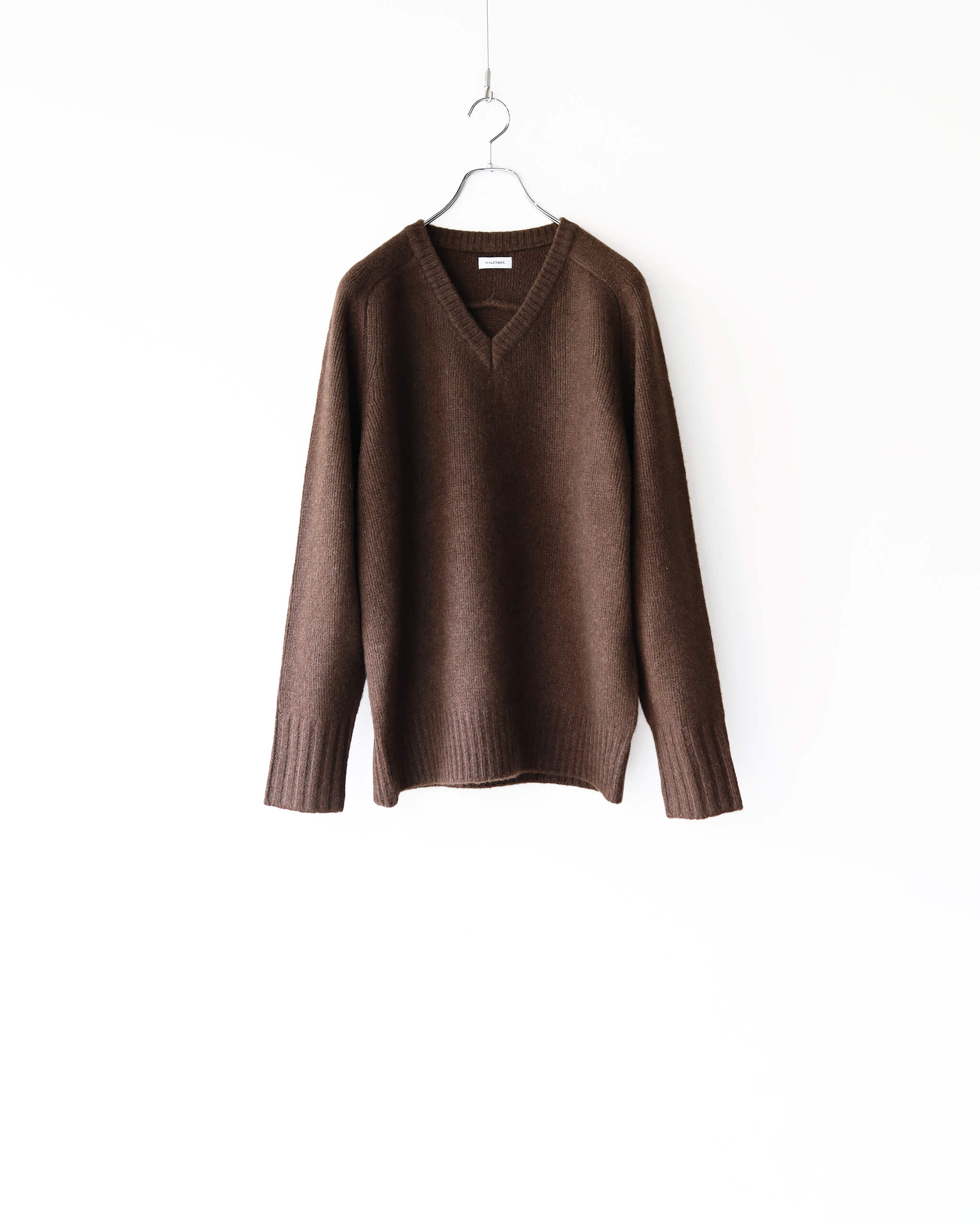 WALENODE Innocent YAK Shetland sweater-V 