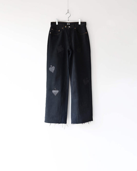 SPADE PATCH BUGGY REMAKE DENIM "BLACK"