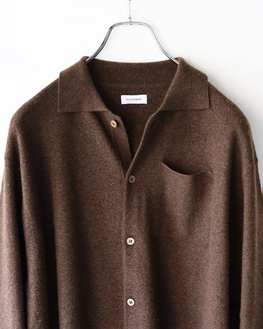 Innocent YAK Polo shirts cardigan "Brown"