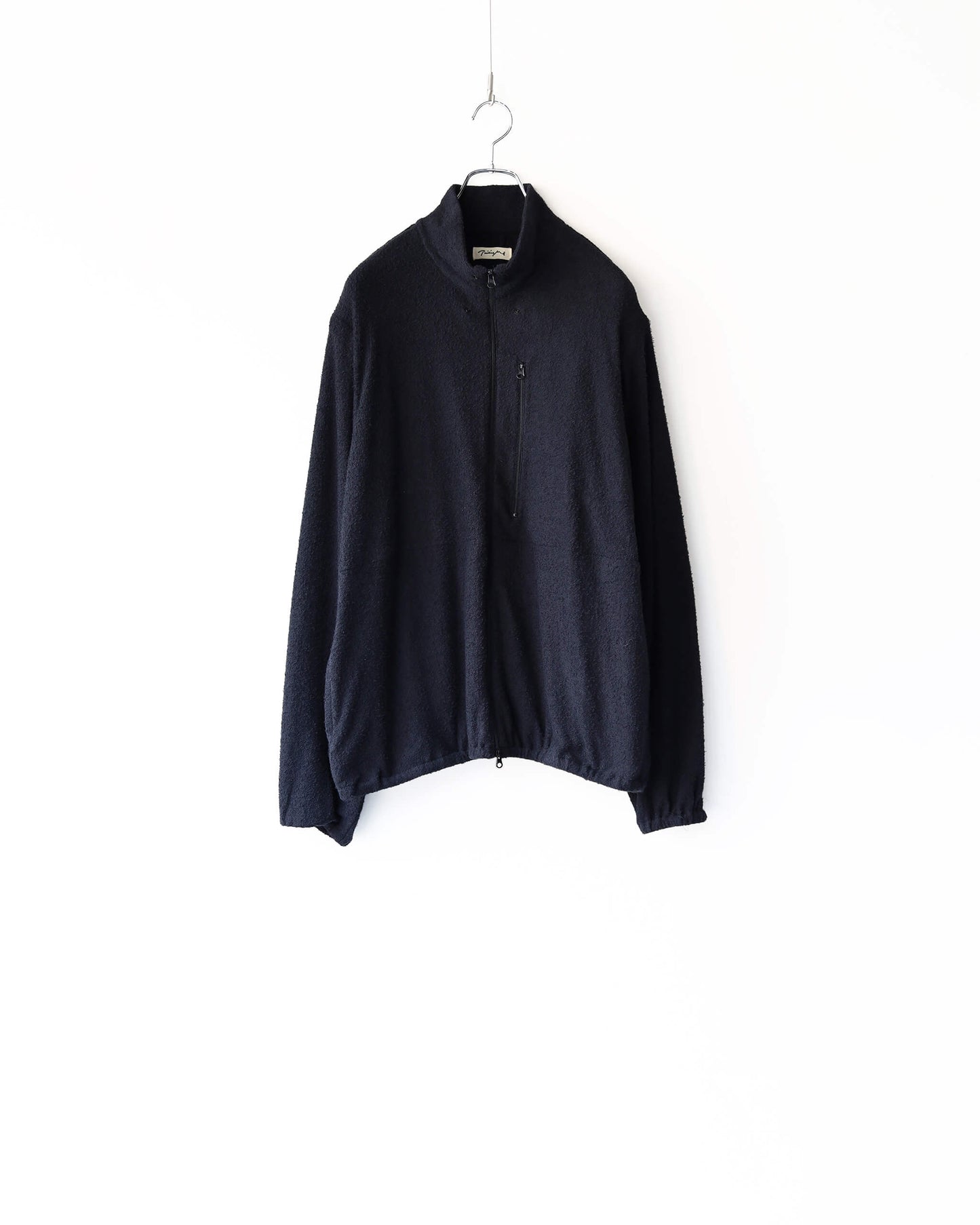 Twilight ♨ towel cloth zip jacket "black"