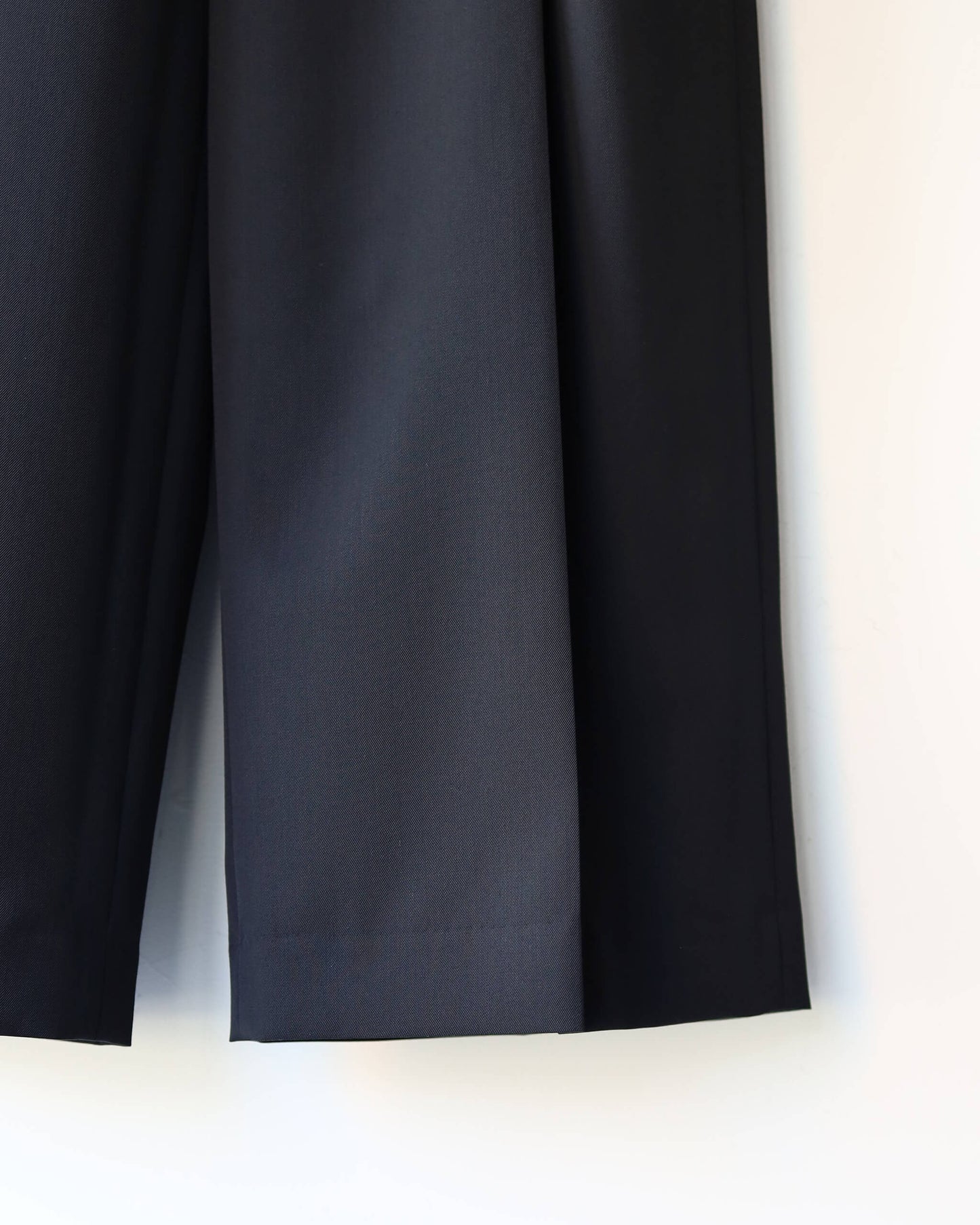 MAKOTO TROUSERS -PLEATED WIDE- "BLACK"