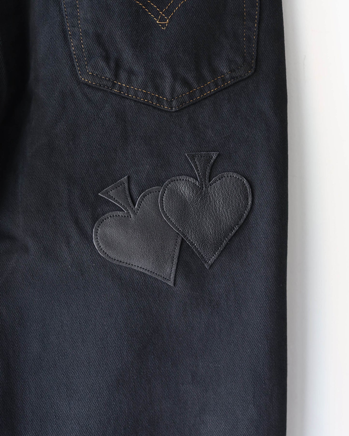 SPADE PATCH BUGGY REMAKE DENIM "BLACK"
