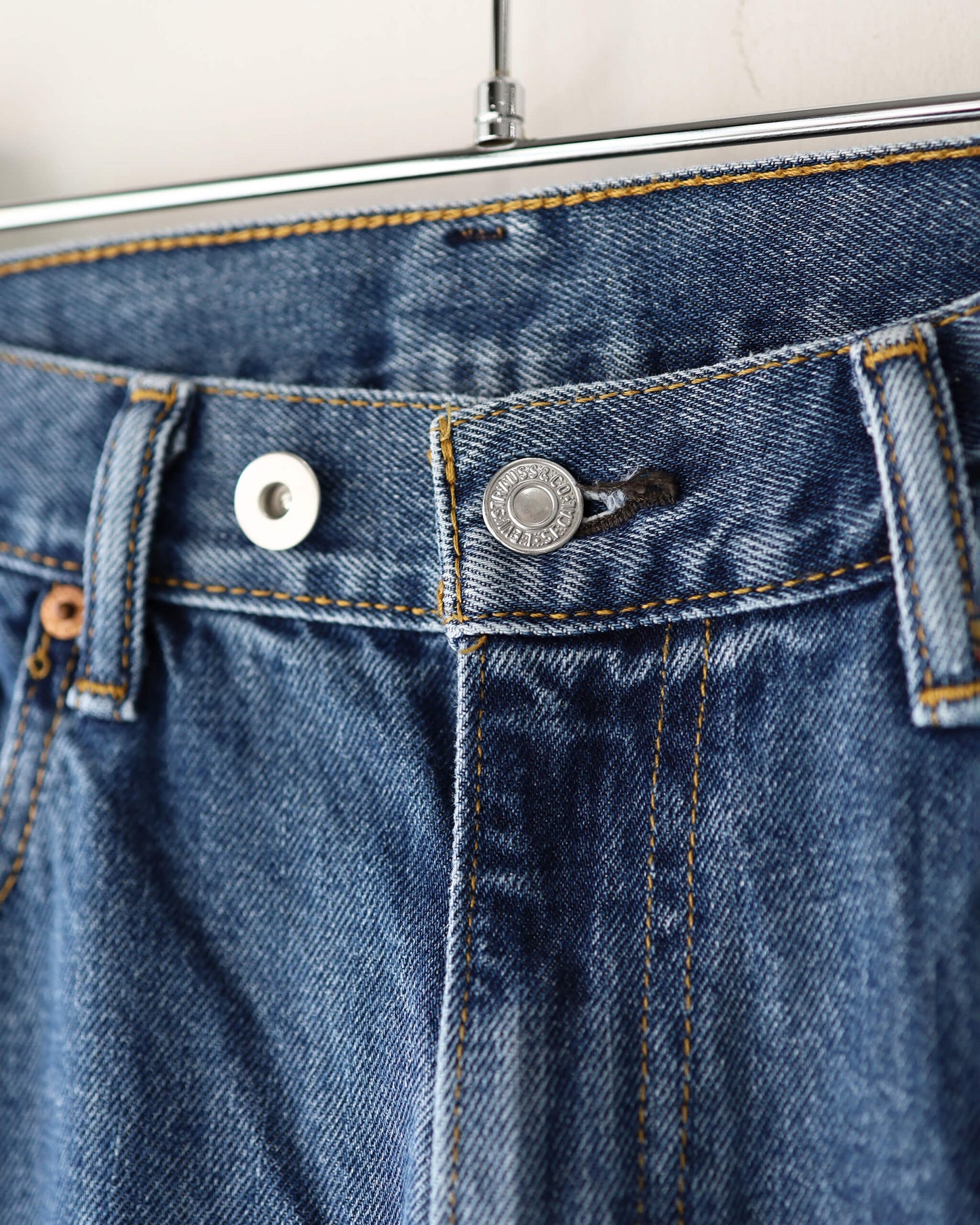 SPADE PATCH BUGGY REMAKE DENIM "BLUE"
