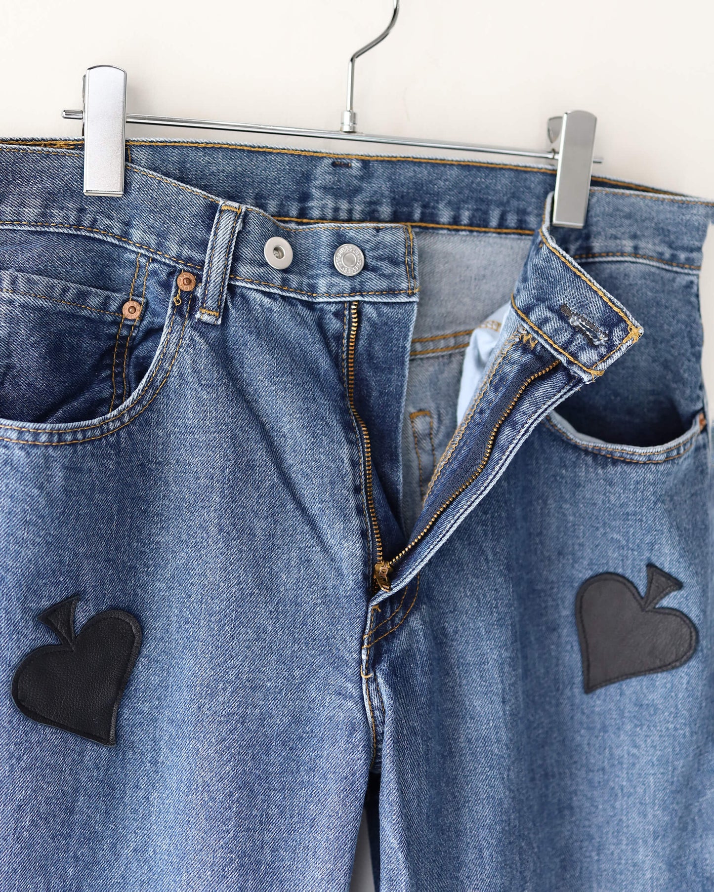 SPADE PATCH BUGGY REMAKE DENIM "BLUE"