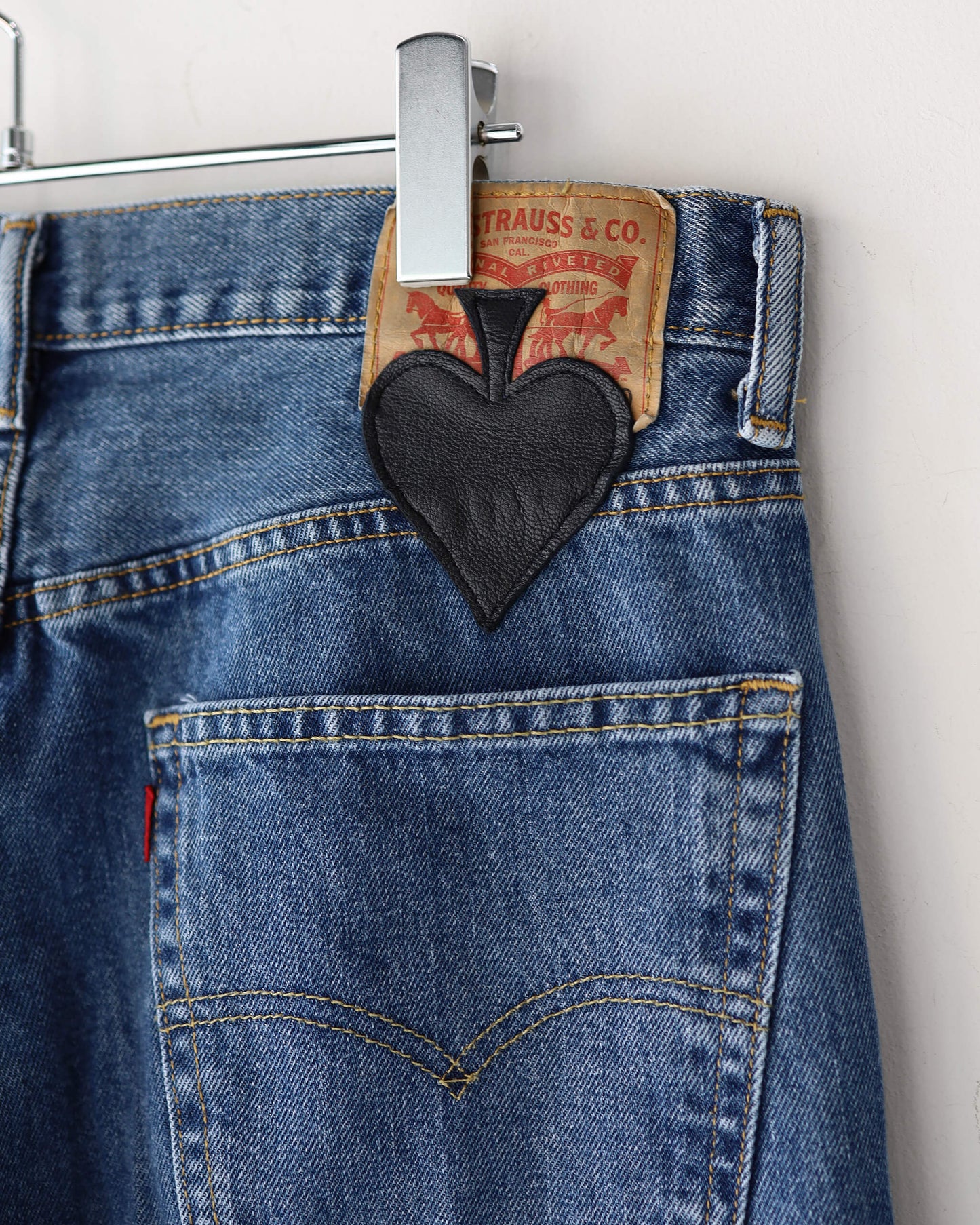 SPADE PATCH BUGGY REMAKE DENIM "BLUE"