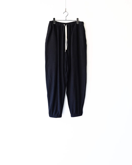 Twilight ♨ towel cloth wide easy pants "black"