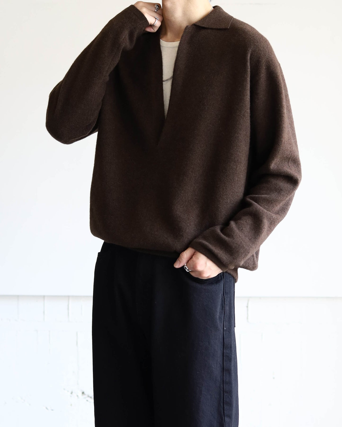 Innocent YAK Sailor shirt "Brown"