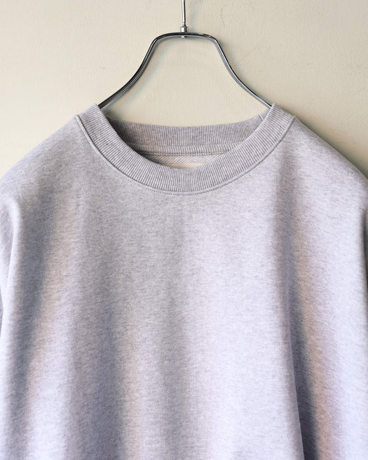 HUGE SWEAT SHORT ORGANIC COTTON HEAVY FLEECE "ASH GRAY"