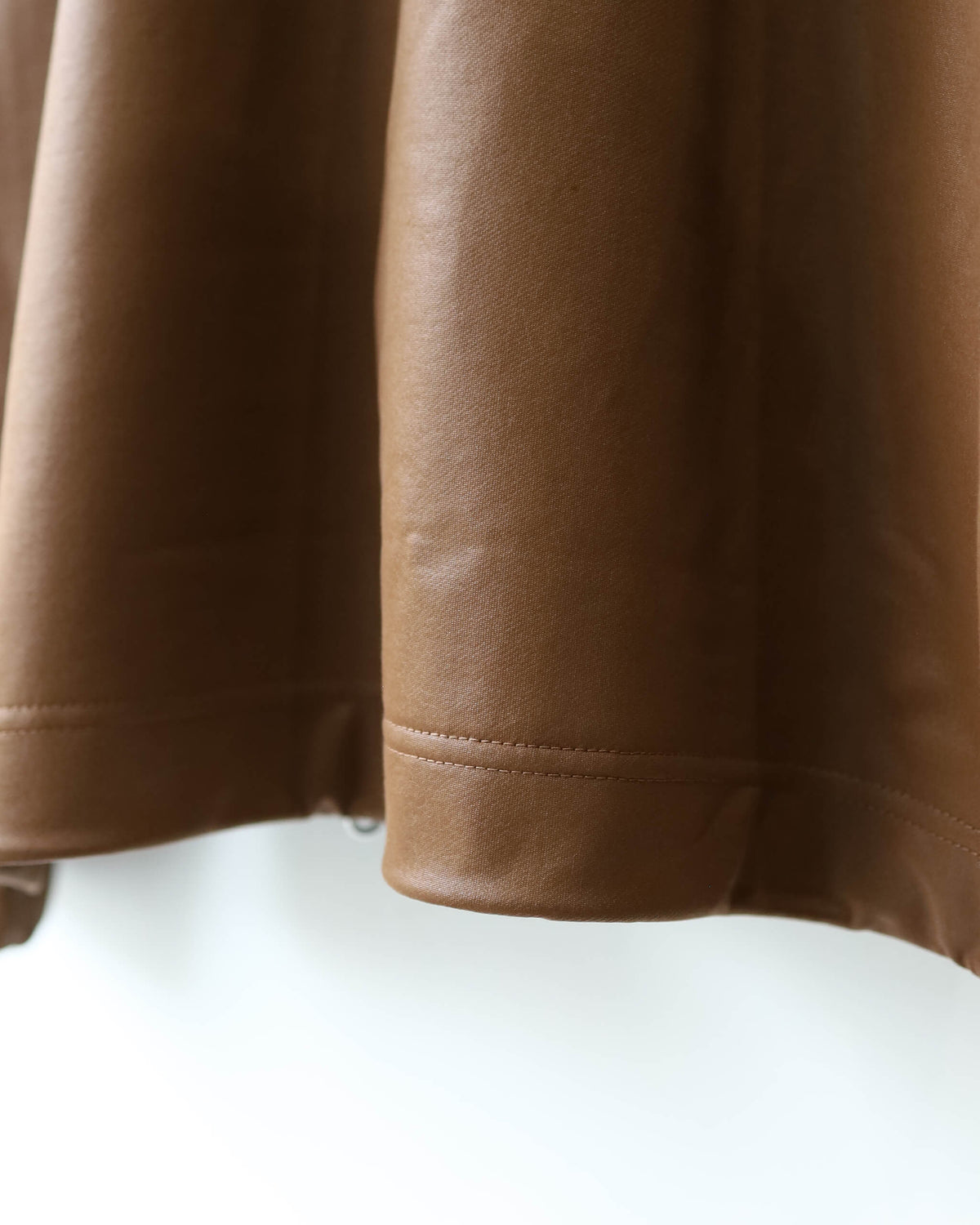 36G ECONYL Embossed Blouson "BROWN"